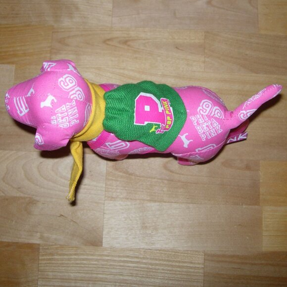2007 VS PINK Preppy mini dog plush with backpack and scarf - Picture 3 of 8